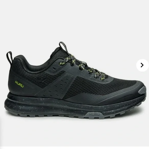 KURU ATOM Trail Shoes - Black and Green